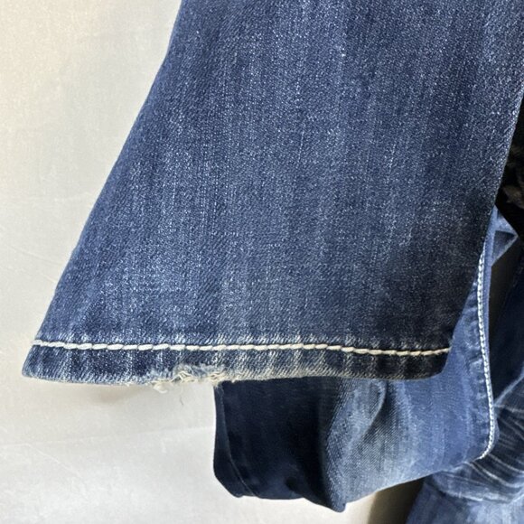 Rock & Roll Cowboy Dark Wash Straight Leg Jeans Men’s 34X36 - Picture 5 of 9